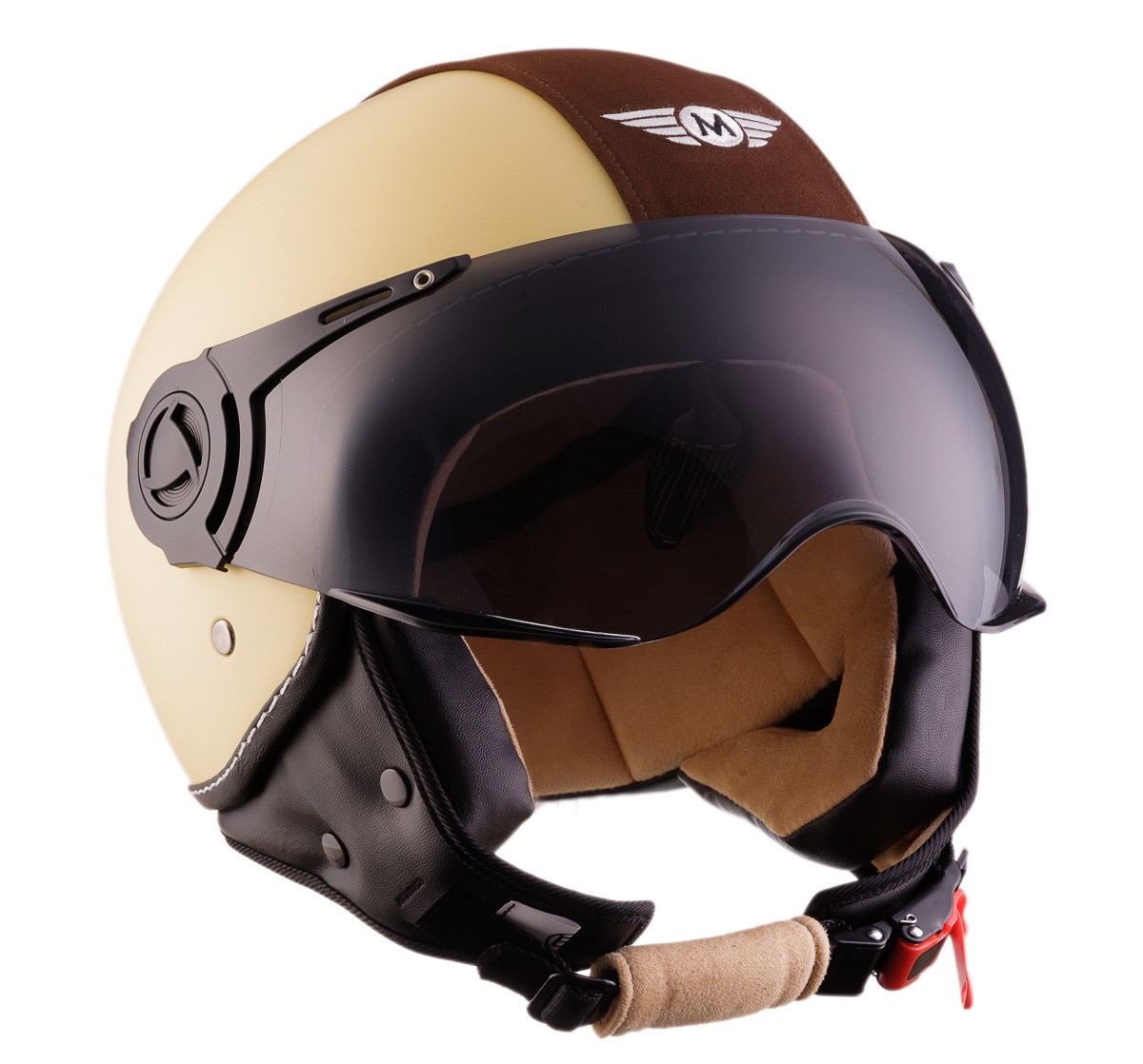 MOTO H44 Vintage C. JetHelm RollerHelm MotorradHelm VINTAGE + XS S M