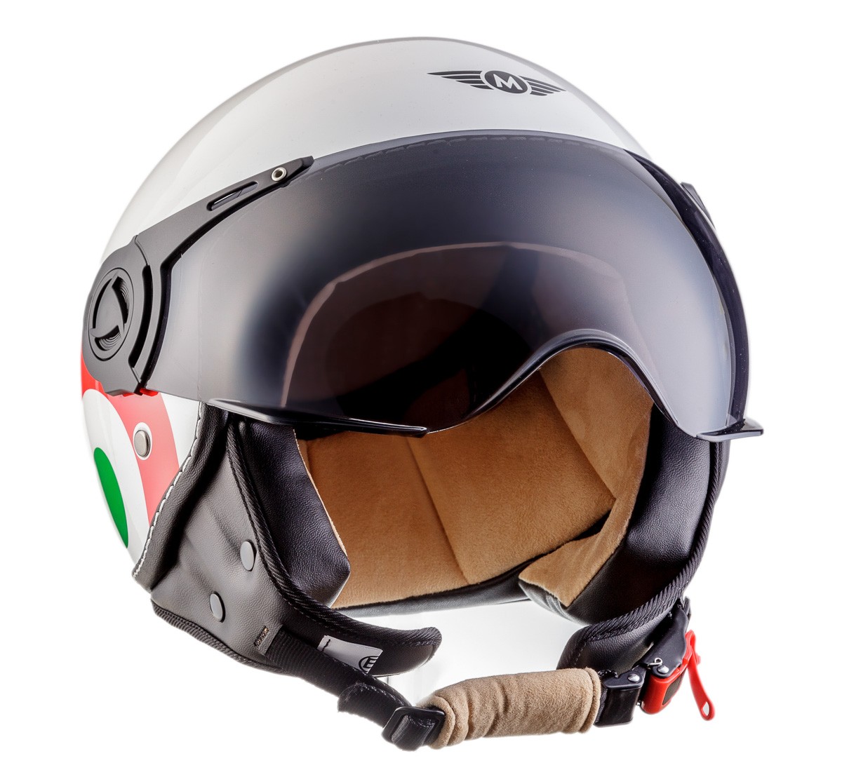 MOTO H44 Italy JetHelm RollerHelm MotorradHelm Retro Mofa Vintage XS